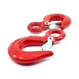 Lanový hák klasický s plechovou pojistkou